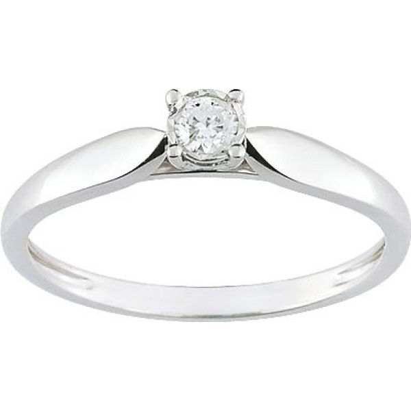 Bague  Or 375/1000 Diamant
