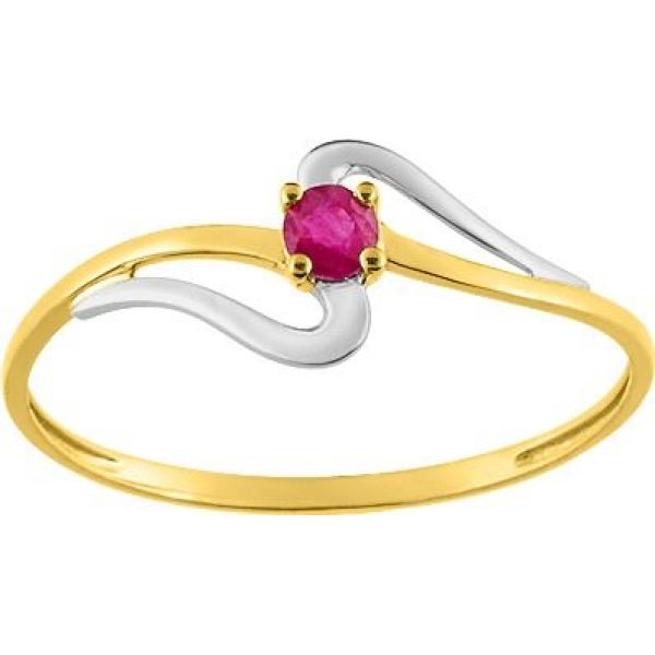 Bague  Or 375/1000 Rubis