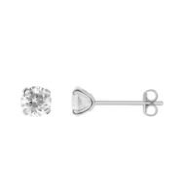 Boucles d'Oreilles  Or 375/1000 Oxyde de Zirconium