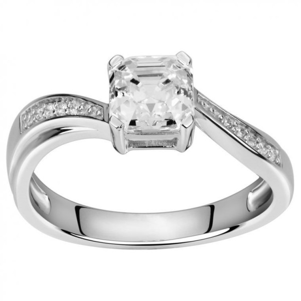 Bague  Argent 925/1000 Oxyde de Zirconium