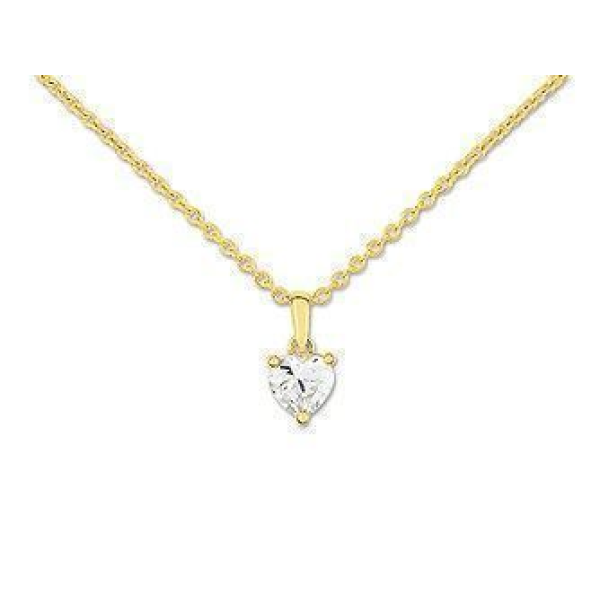 Collier  Plaqué Or Oxyde de Zirconium