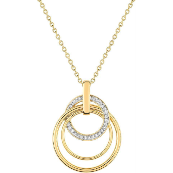 Collier  Plaqué Or Oxyde de Zirconium