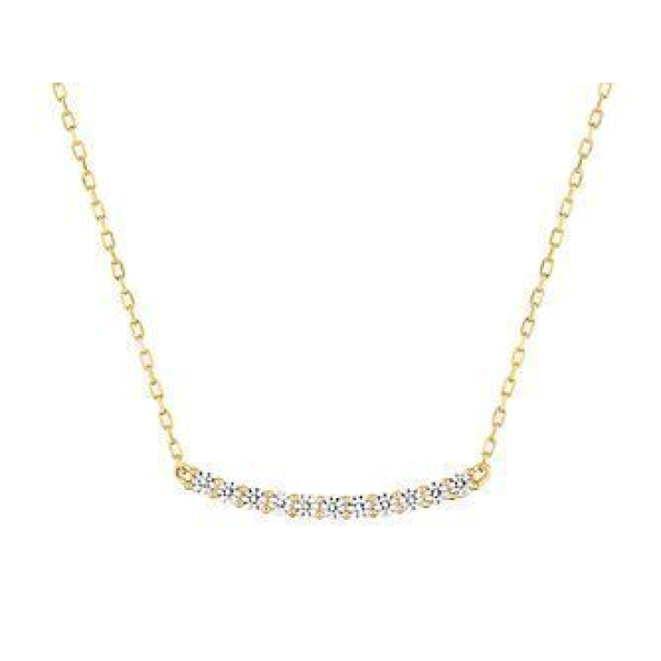 Collier  Or 375/1000 Oxyde de Zirconium