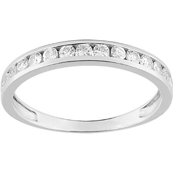 Bague  Or 375/1000 Oxyde de Zirconium