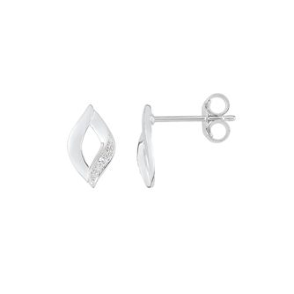 Boucles d'Oreilles  Or 750/1000 Diamant