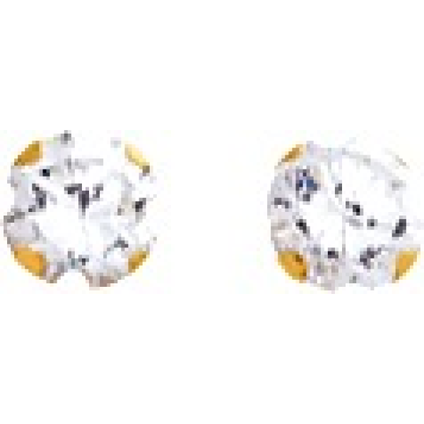 Boucles d'Oreilles  Or 375/1000 Oxyde de Zirconium