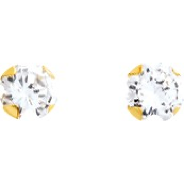 Boucles d'Oreilles  Or 375/1000 Oxyde de Zirconium