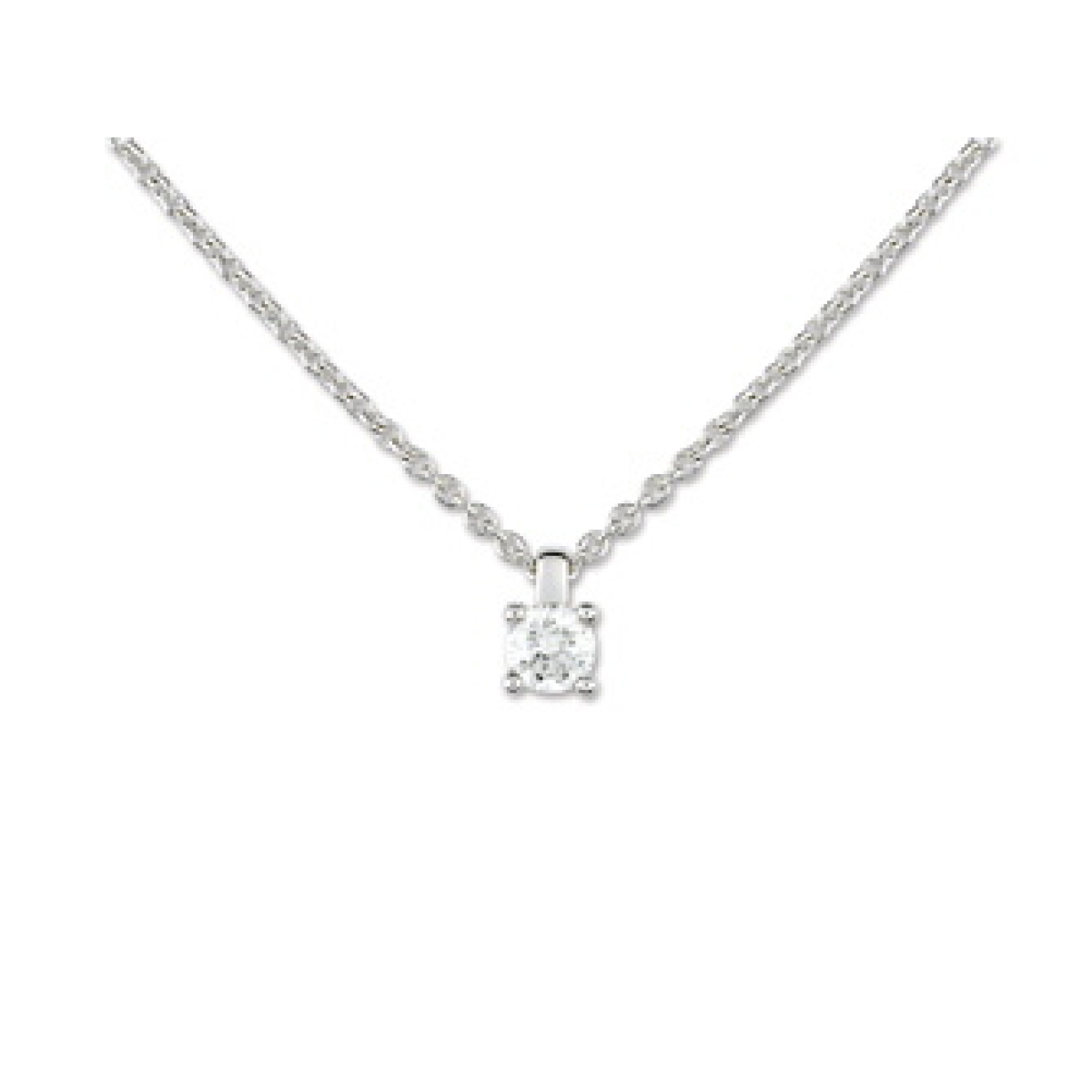 Collier  Argent 925/1000 Oxyde de Zirconium