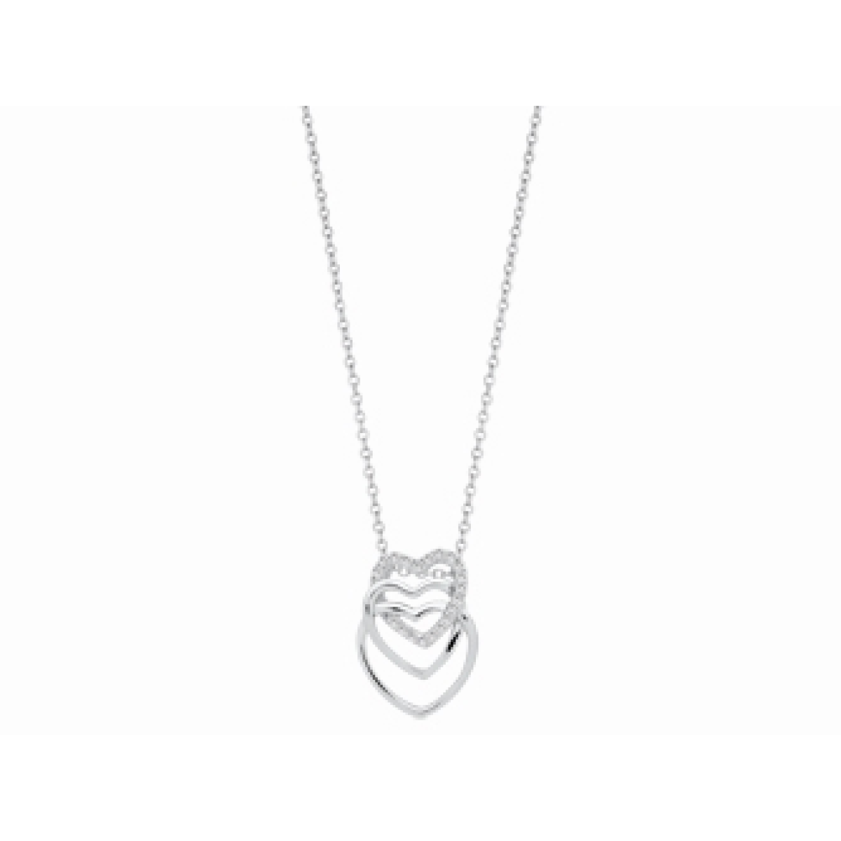 Collier  Argent 925/1000 Oxyde de Zirconium