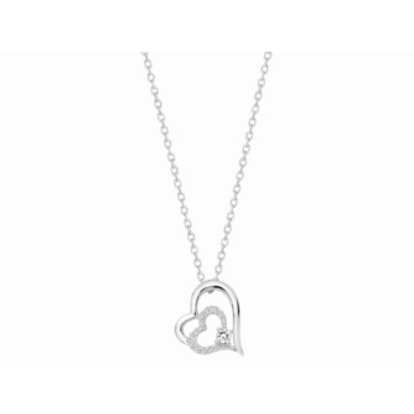 Collier  Argent 925/1000 Oxyde de Zirconium