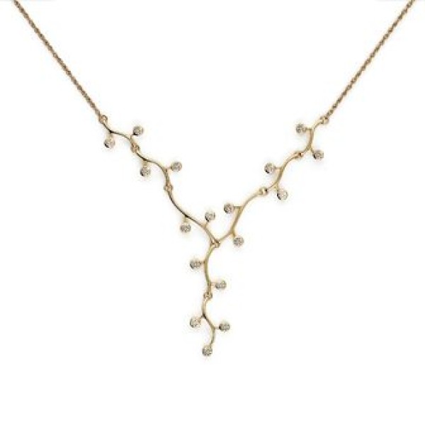 Collier  Plaqué Or Oxyde de Zirconium