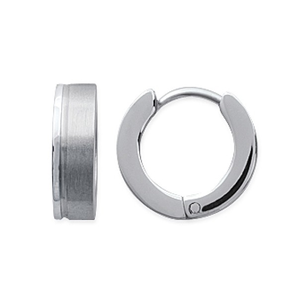 Boucles d'Oreilles  Acier