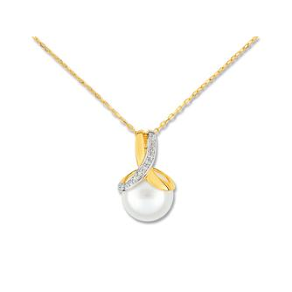 Collier  Or 375/1000 Perle de Culture
