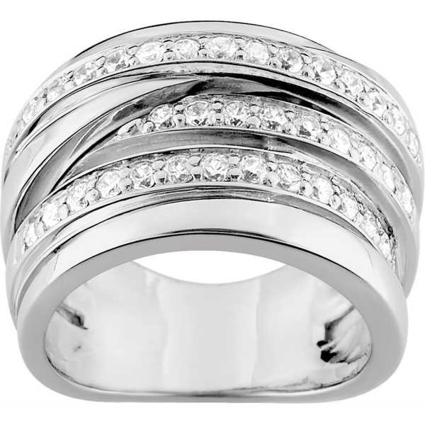 Bague  Argent 925/1000 Oxyde de Zirconium