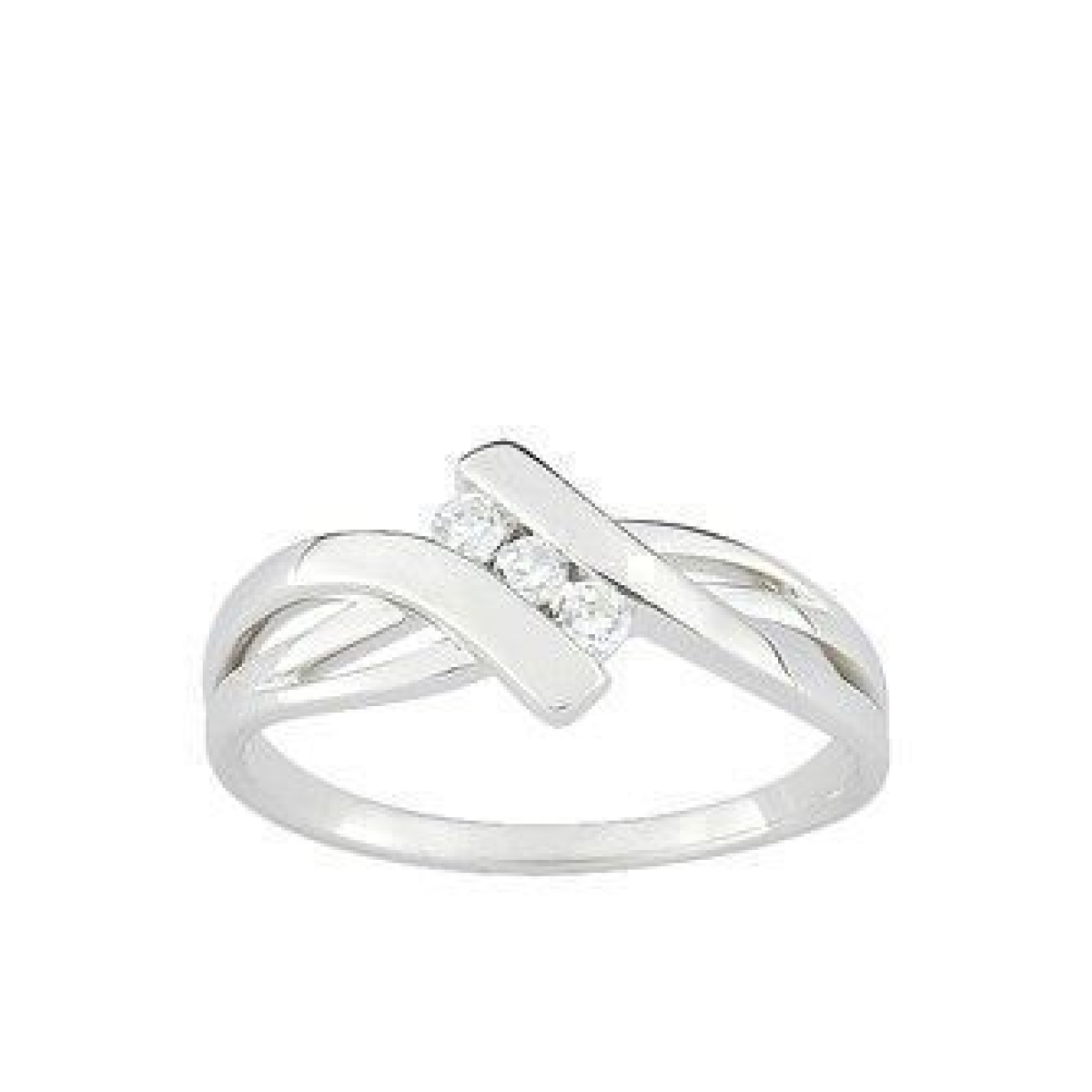 Bague  Argent 925/1000 Oxyde de Zirconium