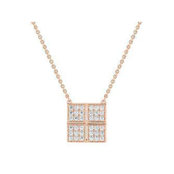 Collier  Plaqué Or Oxyde de Zirconium