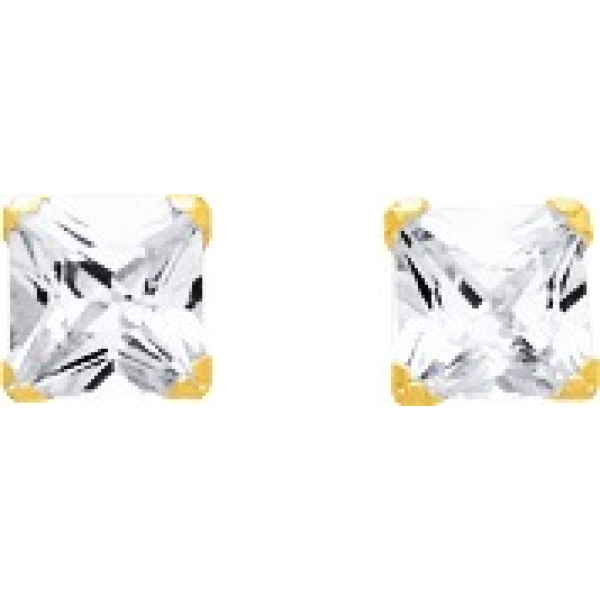 Boucles d'Oreilles  Or 375/1000 Oxyde de Zirconium