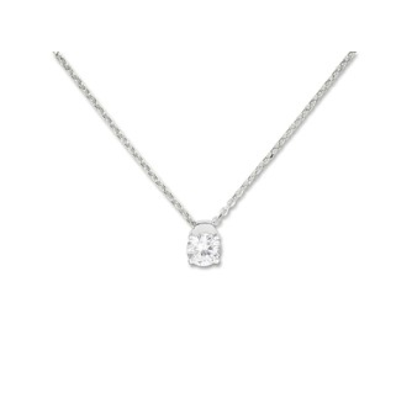 Collier  Or 375/1000 Oxyde de Zirconium