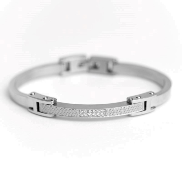 Bracelet  Acier Oxyde de Zirconium