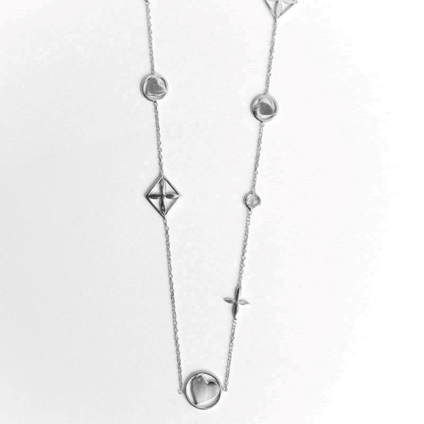 Collier  Argent 925/1000 Oxyde de Zirconium
