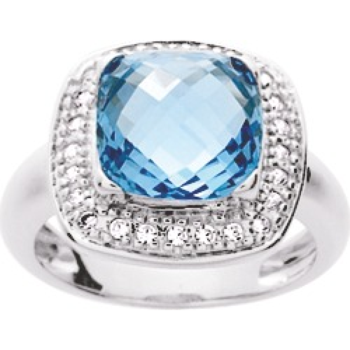 Bague  Argent 925/1000 Oxyde de Zirconium