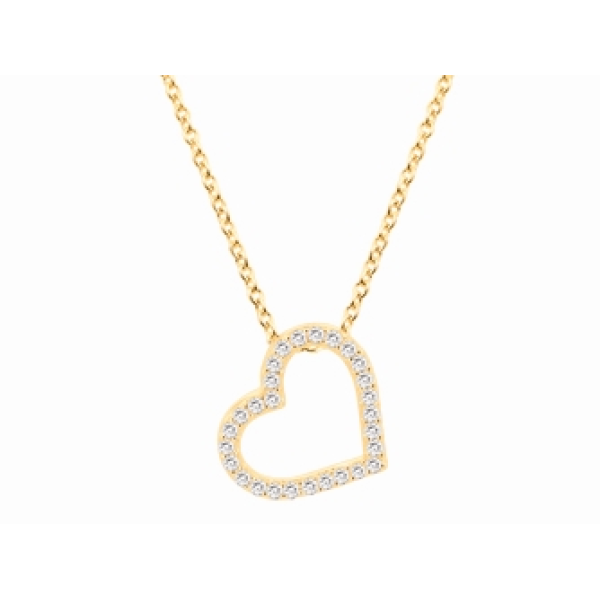 Collier  Plaqué Or Oxyde de Zirconium