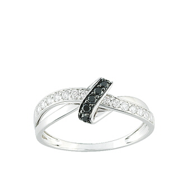 Bague  Or 375/1000 Oxyde de Zirconium