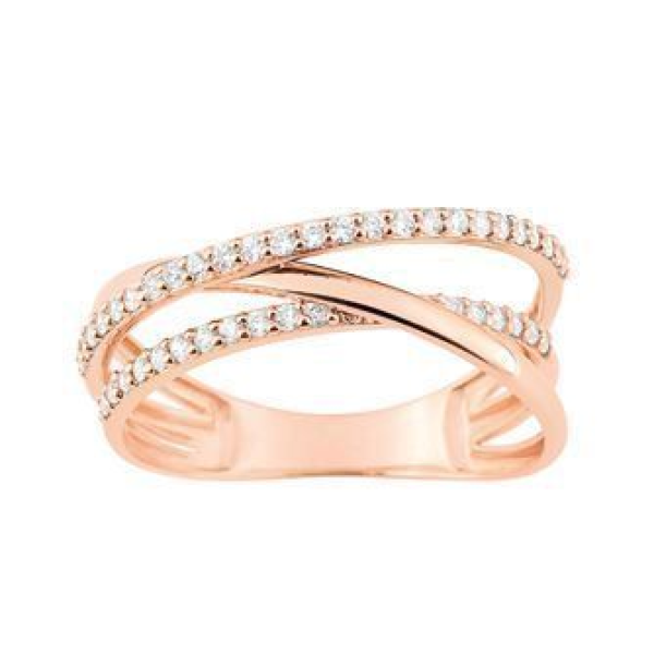 Bague  Or 375/1000 Oxyde de Zirconium