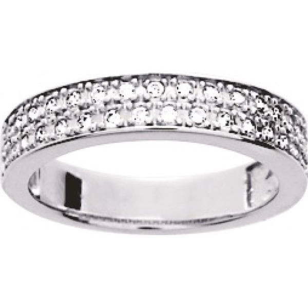 Bague  Argent 925/1000 Oxyde de Zirconium