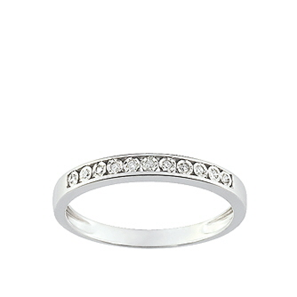Bague  Or 375/1000 Diamant