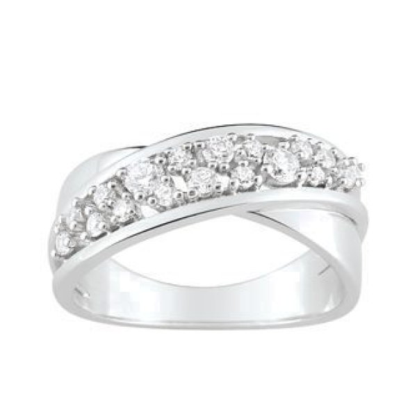 Bague  Argent 925/1000 Oxyde de Zirconium