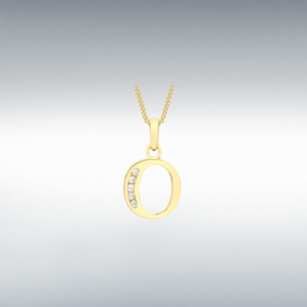 Pendentif  Or 375/1000 Oxyde de Zirconium