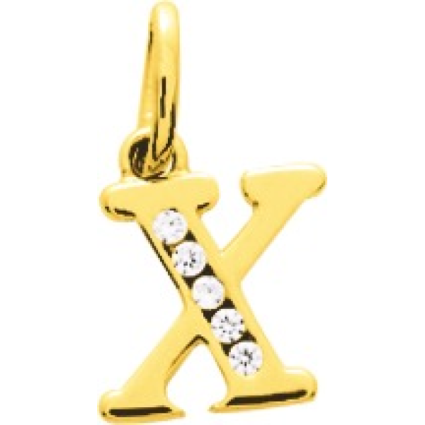 Pendentif  Plaqué Or Oxyde de Zirconium