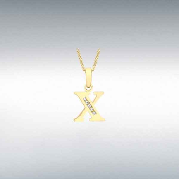 Pendentif  Or 375/1000 Oxyde de Zirconium