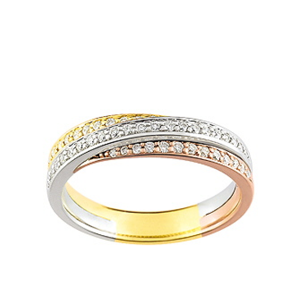 Alliance  Or 750/1000 Diamant