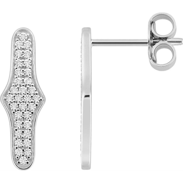 Boucles d'Oreilles  Argent 925/1000 Oxyde de Zirconium