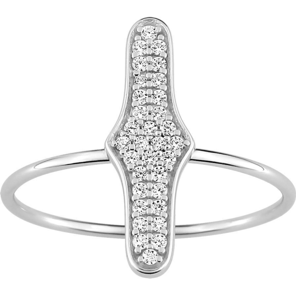 Bague  Argent 925/1000 Oxyde de Zirconium