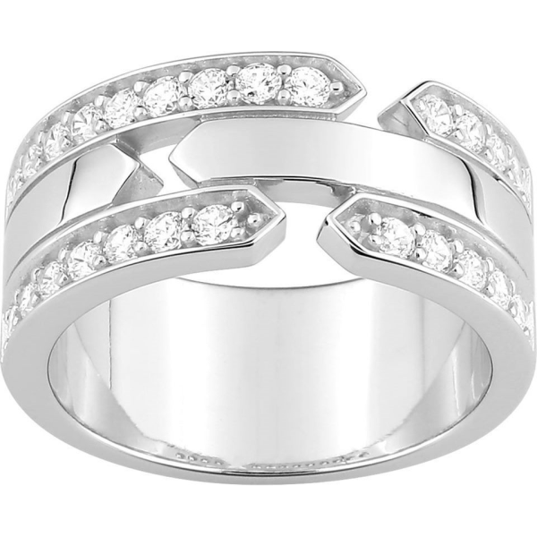 Bague  Argent 925/1000 Oxyde de Zirconium