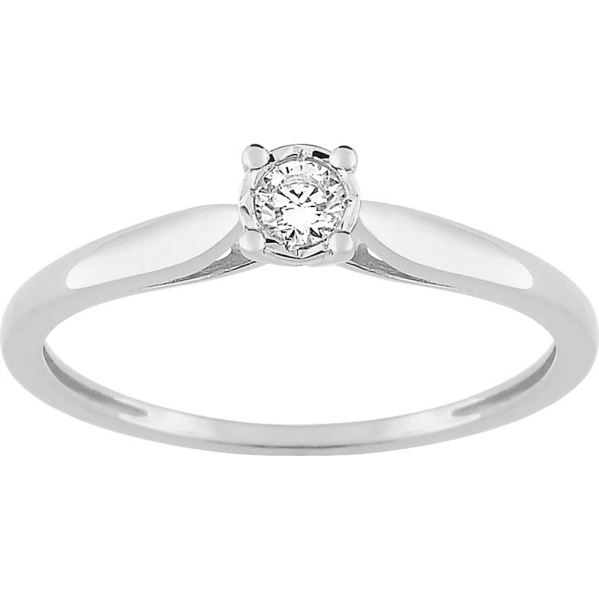 Bague  Or 375/1000 Diamant