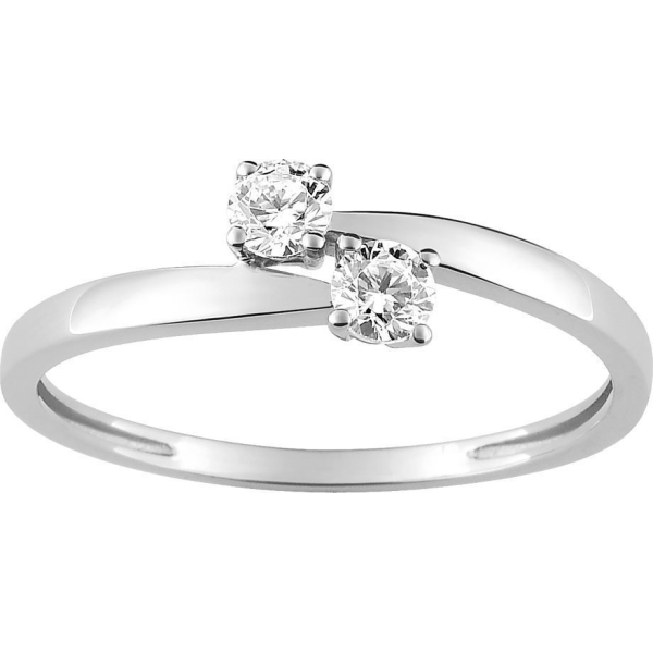 Bague  Or 375/1000 Oxyde de Zirconium