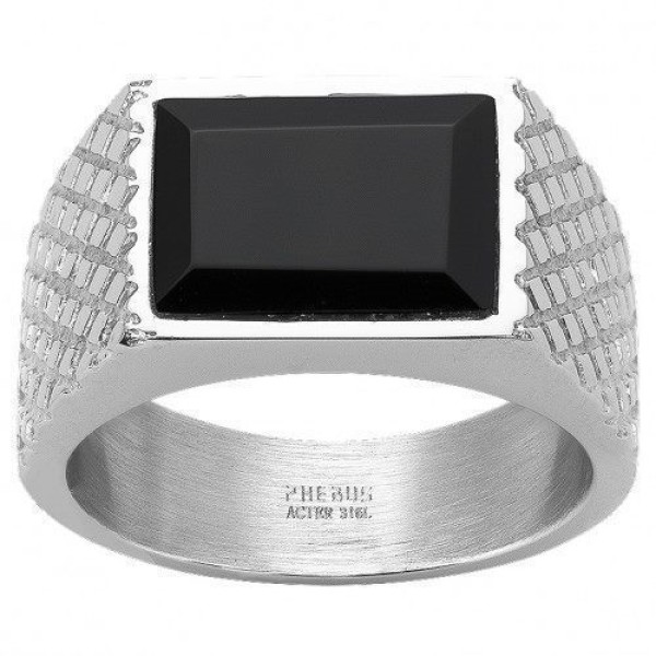 Bague  Acier Céramique