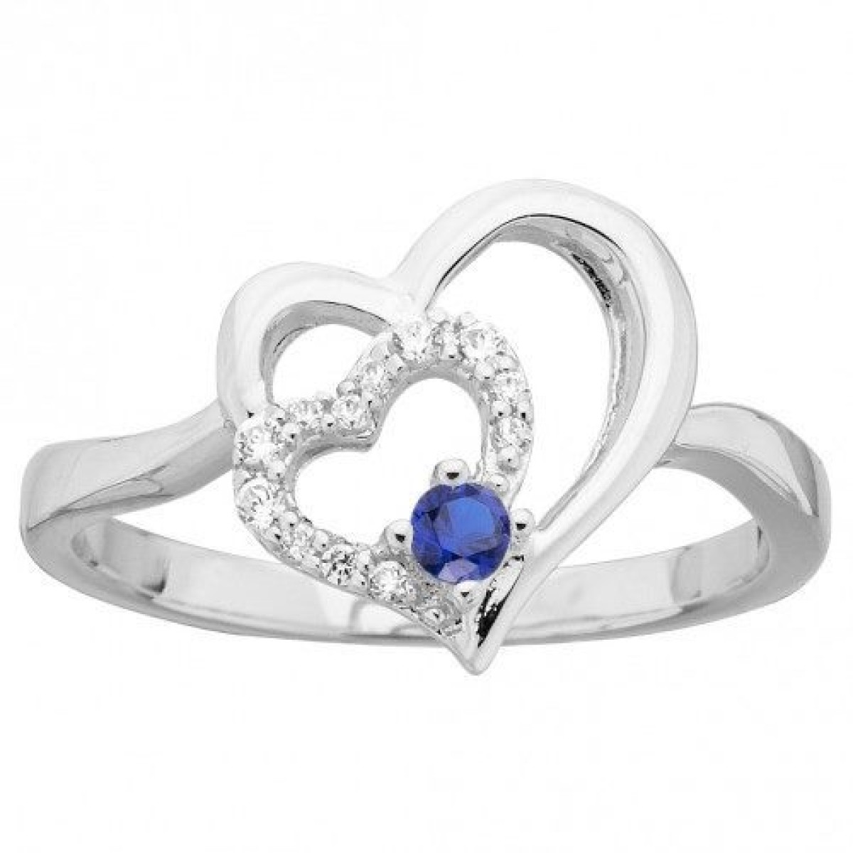 Bague  Argent 925/1000 Oxyde de Zirconium