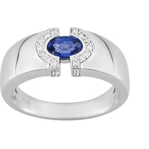 Bague  Or 750/1000 Saphir