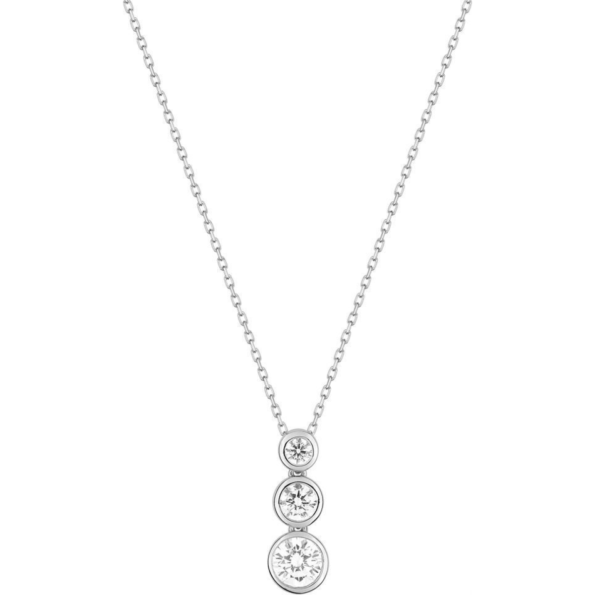 Collier  Or 375/1000 Oxyde de Zirconium