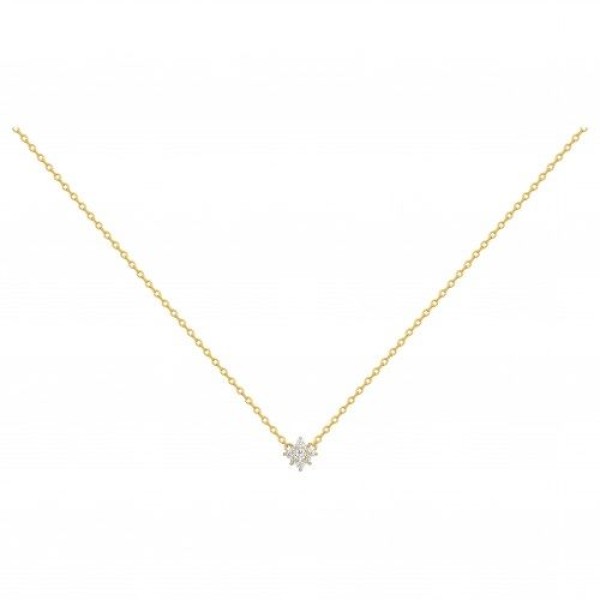 Collier  Plaqué Or Oxyde de Zirconium