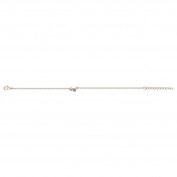 Bracelet  Plaqué Or Oxyde de Zirconium