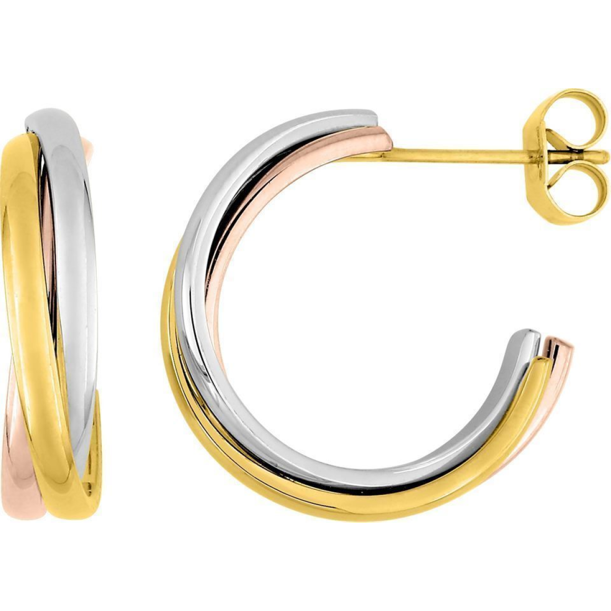 Boucles d'Oreilles  Acier