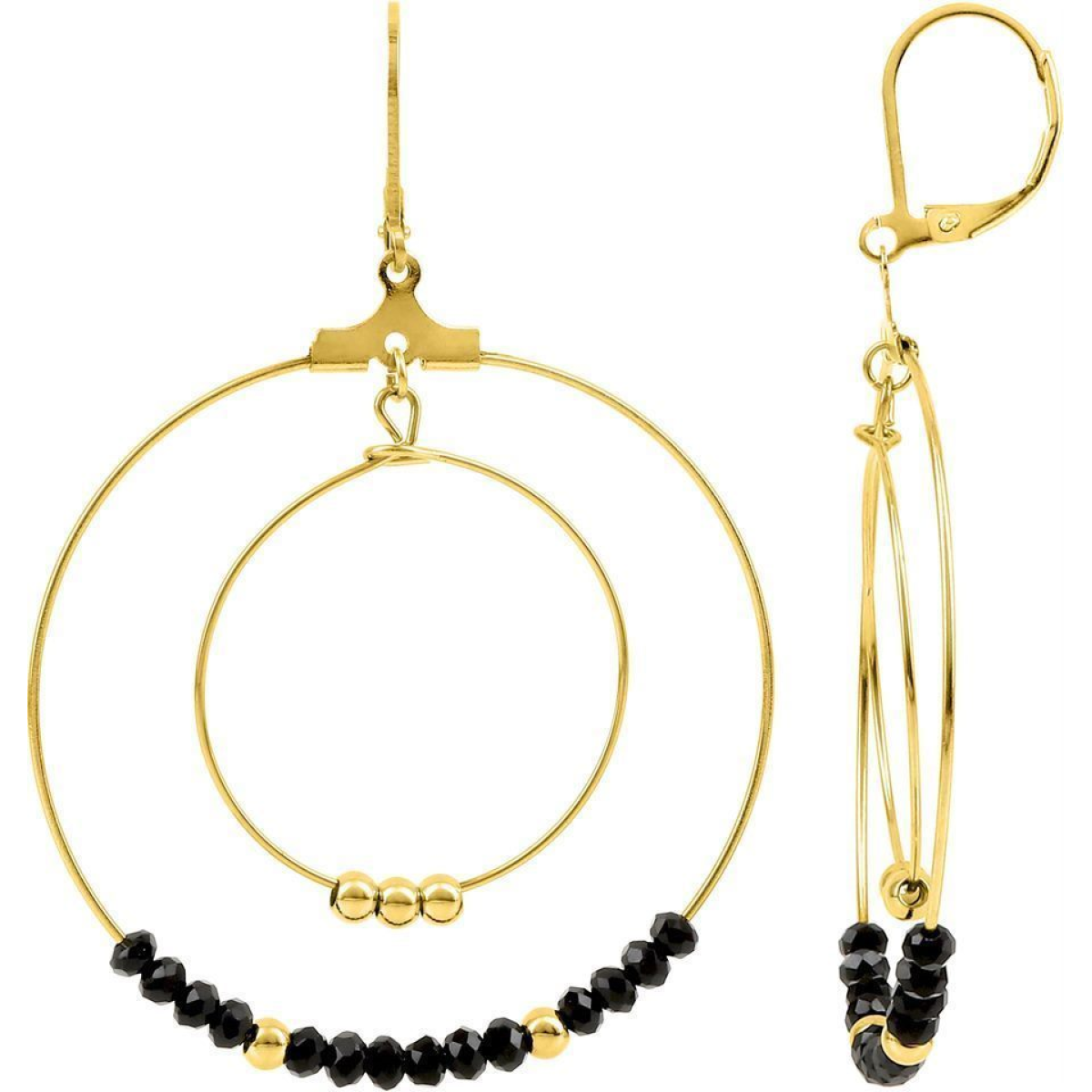 Boucles d'Oreilles  Acier