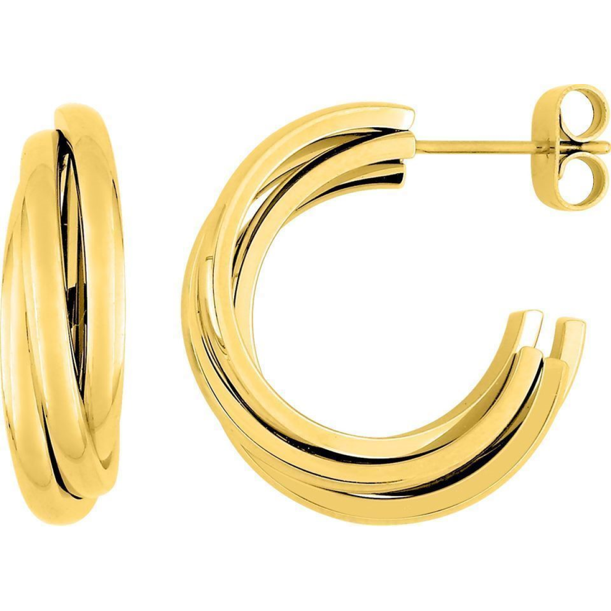 Boucles d'Oreilles  Acier