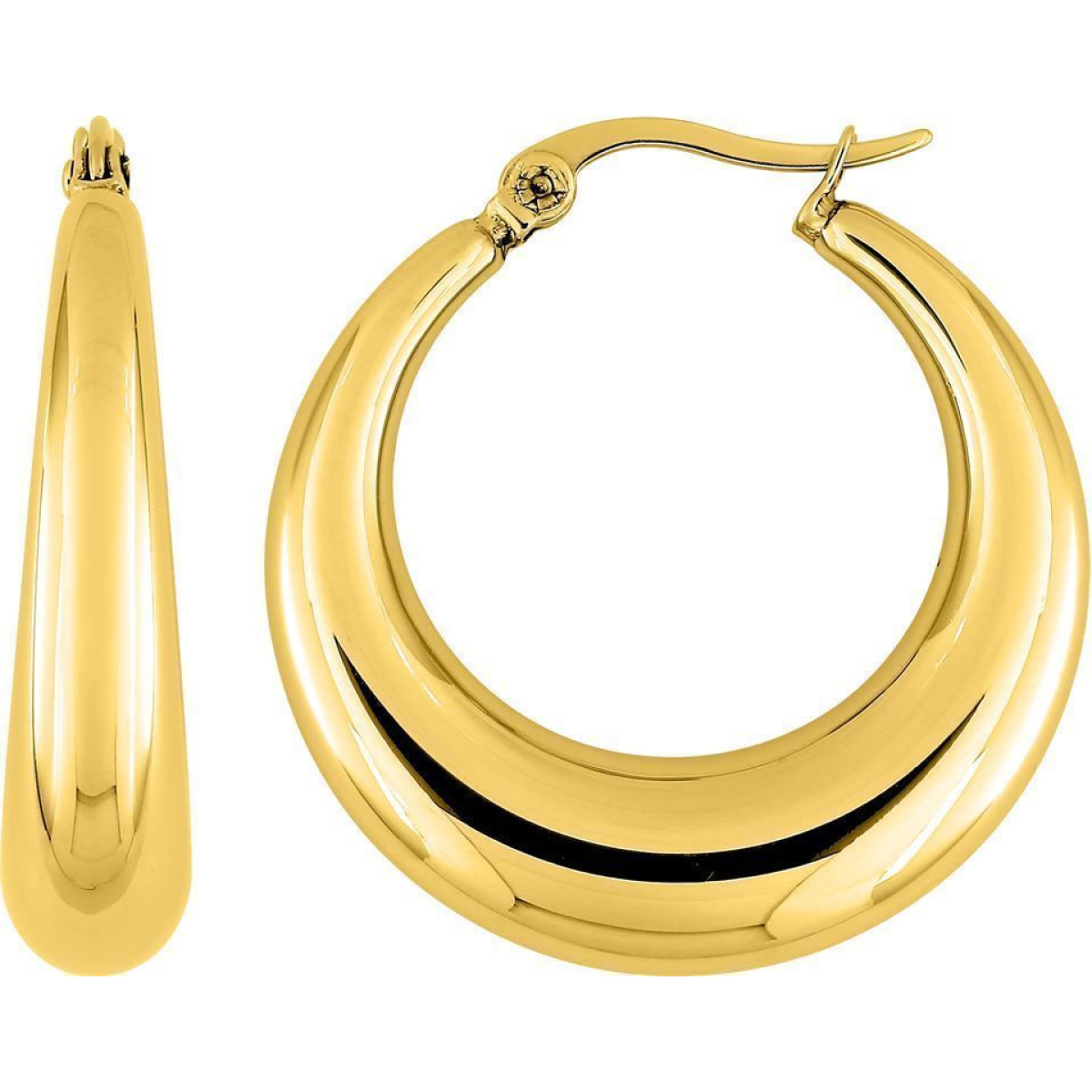 Boucles d'Oreilles  Acier